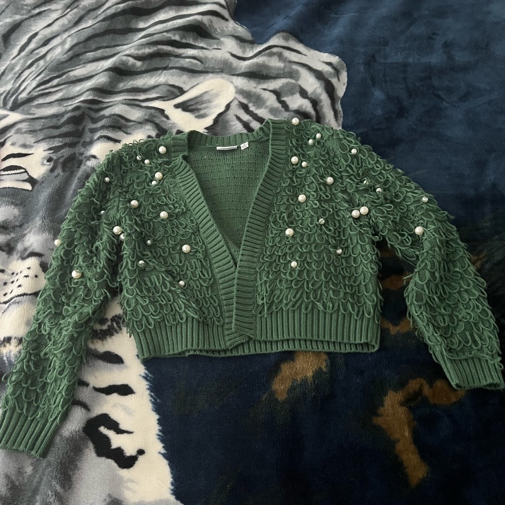 Mighty Fine, Pearl Embellished Sweater